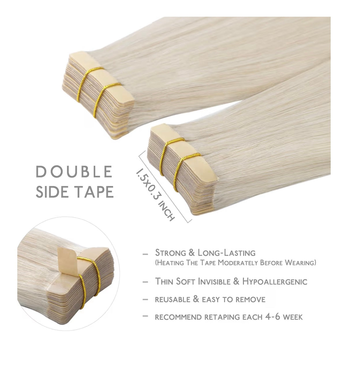TAPE EXTENSIONS #60A