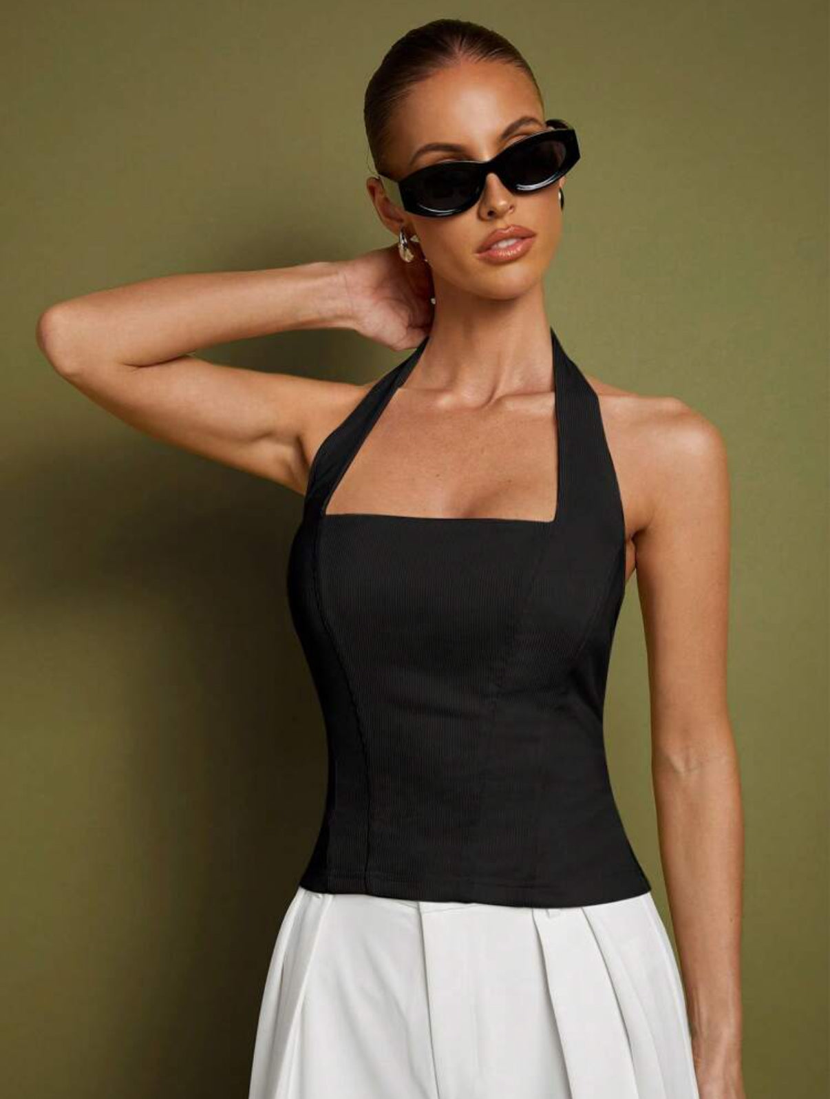 SHE CHIC - Halter Bandeau Top