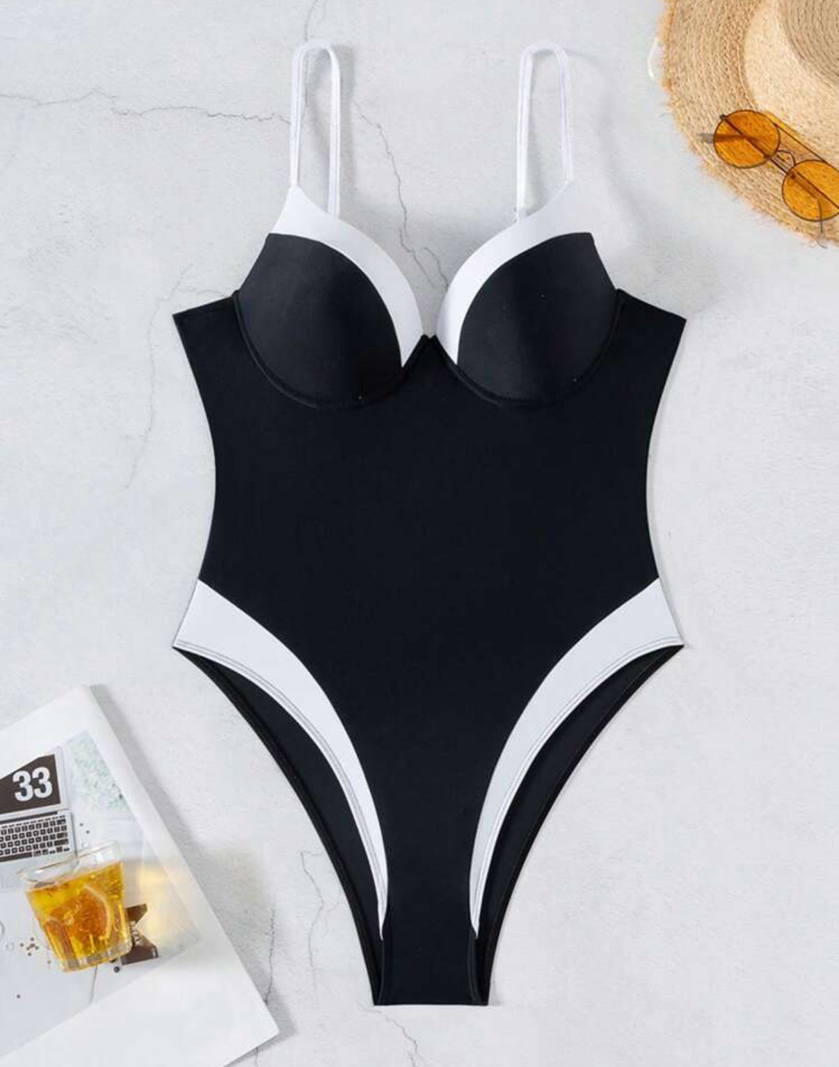 BLACK WHITE - Summer Swimsuit